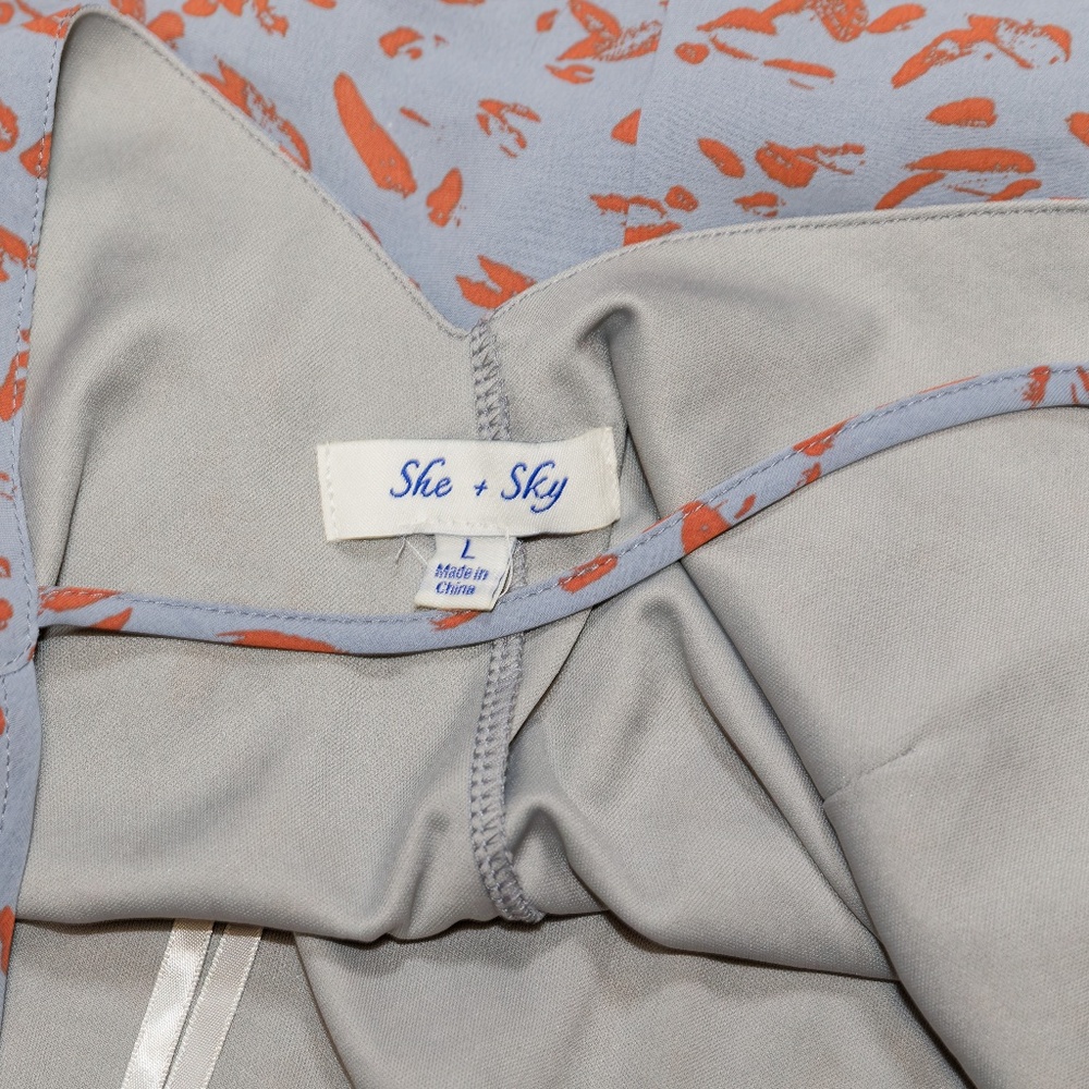 Front ribbon She and Sky dress